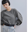 【WEB限定】・【サステナブル】ニュアンススリーブニットプルオーバー