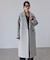 ウールボンディングラグランロングコート