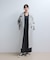 ウールボンディングラグランロングコート