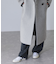 ウールボンディングラグランロングコート