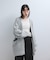 【WEB限定】ミックスパターンジップミドルカーディガン