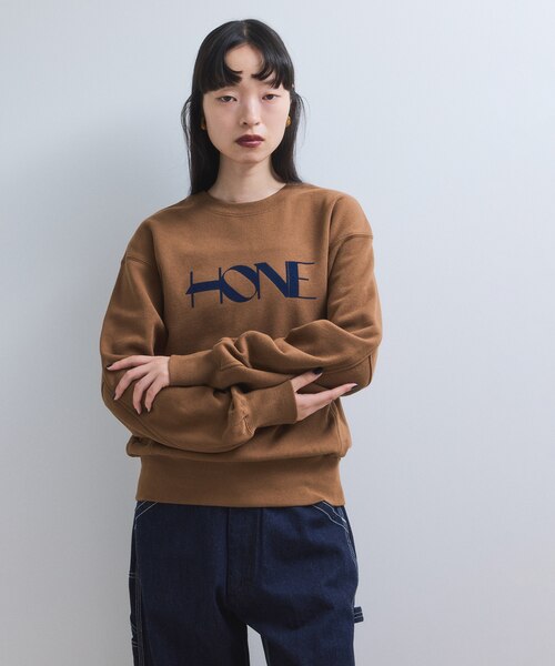 WEB限定】フロッキーロゴスウェット｜アダムエロペの通販｜&mall