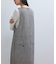 【WEB限定】ストレートセミツイードワンピース