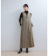 【WEB限定】ストレートセミツイードワンピース