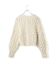 【EMOELLE】ケーブルボレロカーディガン