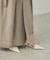 【EMOELLE】ウールコットン2タックスカート