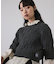 【サステナブル】ケーブルハーフスリーブニット