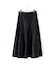 シンセティックレザーフレアスカート