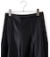 シンセティックレザーフレアスカート