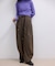 【WEB限定】チェックバレルパンツ