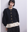 【WEB限定】ペプラムコンビニットカーディガン
