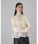 バテンレースコンビニットカーディガン