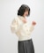 【WEB限定】・【サステナブル】カラー付きカーディガン