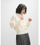 【WEB限定】・【サステナブル】カラー付きカーディガン