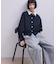 【WEB限定】・【サステナブル】カラー付きカーディガン