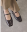 メリージェーンスクエアパンプス