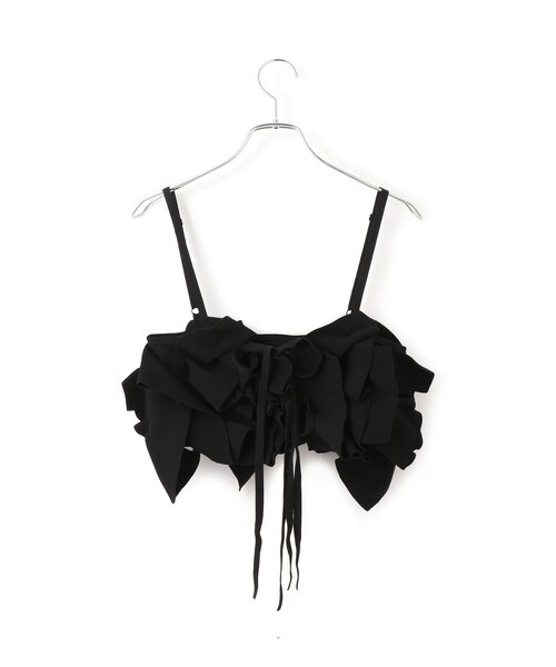 サステナブル】ニットフリルビスチェ｜アダムエロペの通販｜&mall