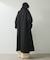【WEB限定】・【サステナブル】スタンドカラーロングモッズコート