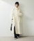 【WEB限定】・【サステナブル】スタンドカラーロングモッズコート