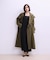【WEB限定】・【サステナブル】スタンドカラーロングモッズコート