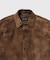 ヴィンテージ加工 ゴート スエード シャツ