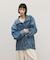 【WEB限定】スタンドネックデニムジャケット