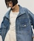 【WEB限定】スタンドネックデニムジャケット