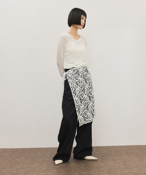 vintage stock lace scarf｜アダムエロペの通販｜&mall（アンドモール