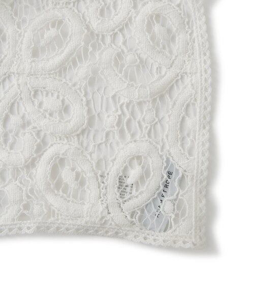 vintage stock lace scarf アダムエロペ　【美品】 vintage stock lace scarf｜アダムエロペの通販｜&mall（アンドモール