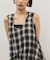 チェックワンピース