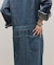 ベンツスリットデニムワンピース