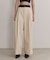 【EMOELLE】バイカラードレスパンツ