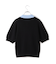 【WEB限定】ハーフスリーブバイカラーポロニット