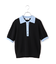 【WEB限定】ハーフスリーブバイカラーポロニット