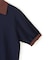 【WEB限定】ハーフスリーブバイカラーポロニット