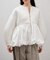 ダンボールタフタペプラムカットソーカーディガン