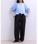 【WEB限定】ワイドレッグトラウザーパンツ