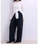 【WEB限定】ワイドレッグトラウザーパンツ