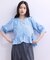 【WEB限定】パフスリーブギャザーブラウス