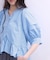 【WEB限定】パフスリーブギャザーブラウス