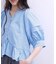 【WEB限定】パフスリーブギャザーブラウス