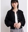 【WEB限定】メニーボタンリップルシアーカーディガン