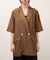 キュプラリネンMIXハーフスリーブジャケット