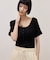 ハーフスリーブリブTシャツ