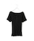 ハーフスリーブリブTシャツ