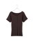 ハーフスリーブリブTシャツ