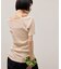 ハーフスリーブリブTシャツ