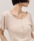 ハーフスリーブリブTシャツ