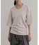 【EMOELLE】シルクリネン混ニットTee