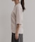 【EMOELLE】シルクリネン混ニットTee